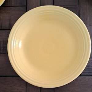 Yellow Fiestaware Dinner Plate